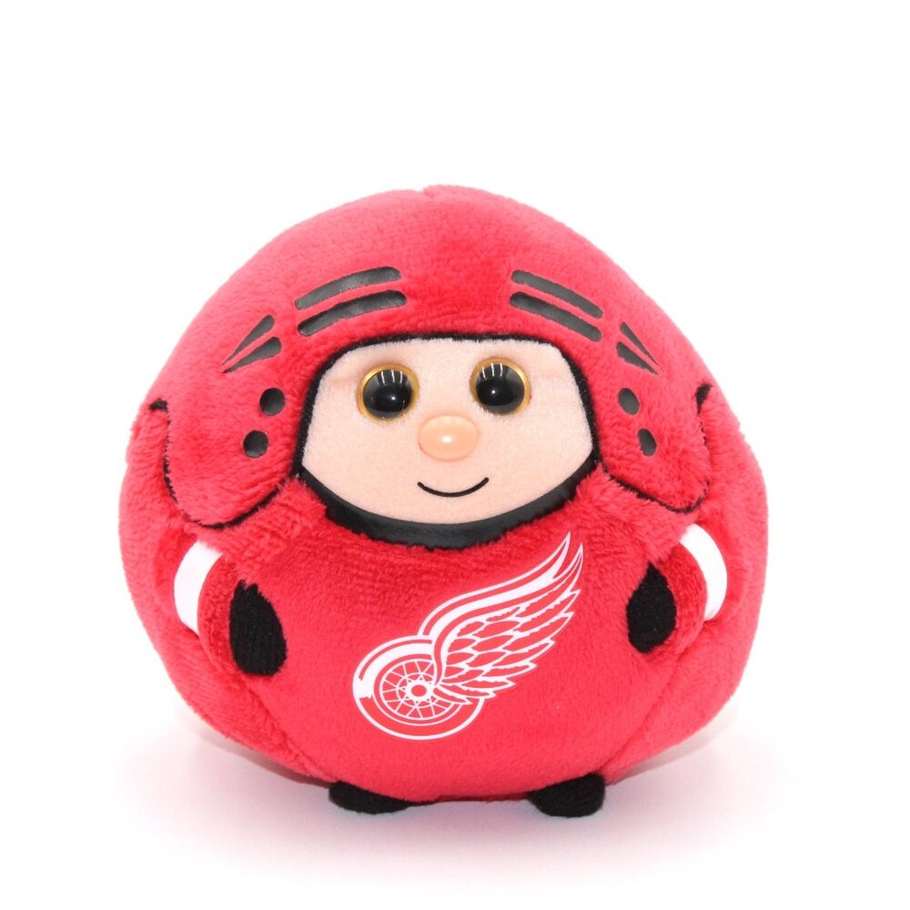 TY NHL Beanie Ballz - DETROIT RED WINGS (Regular Size - 5 inch) Hockey Plush Toy
